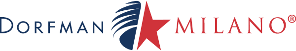 Dorfman-Milano blended logo