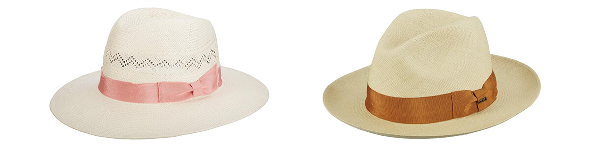 Scala safari and Brooklyn fedora hats